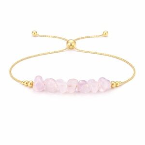 Rose Quartz Lariat Bracelet